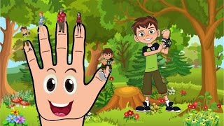 Ben 10 Finger Family Nursery Rhyme Sing-Along For Kids