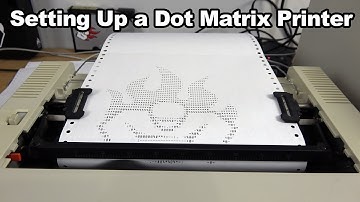 How to Setup a Dot Matrix Printer