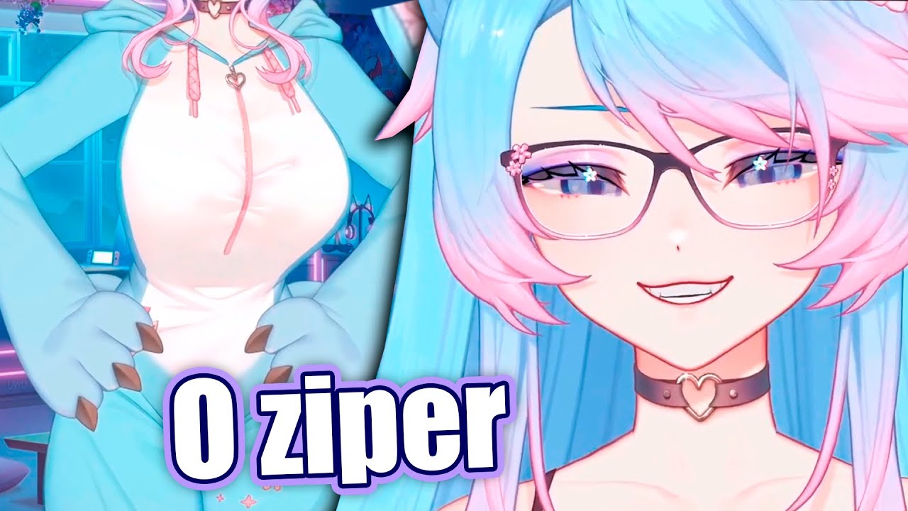 El4 c0nsegue abrir o zipper...