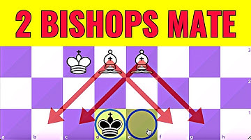 How to Checkmate with Two Bishops in Chess? EASY CHECKMATE TECHNIQUE for BEGINNERS