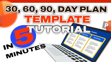 30 60 90 Day Plan PowerPoint Slide Tutorial