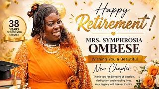 🥳✨ Celebrating a Legacy of Dedication – Happy Retirement! 👏🏽🌹