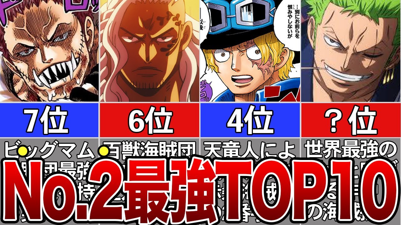 ワンピース 強 さ ランキング