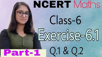 class 6 NCERT Maths Chapter 6 Integers Exercise-6.1 part-1 (Q.1 & Q.2)