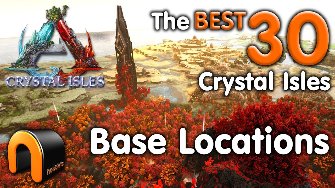 Ark Crystal Isles Best Base Locations Youtube