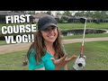 ASHLEY’S FIRST GOLF COURSE VLOG!!