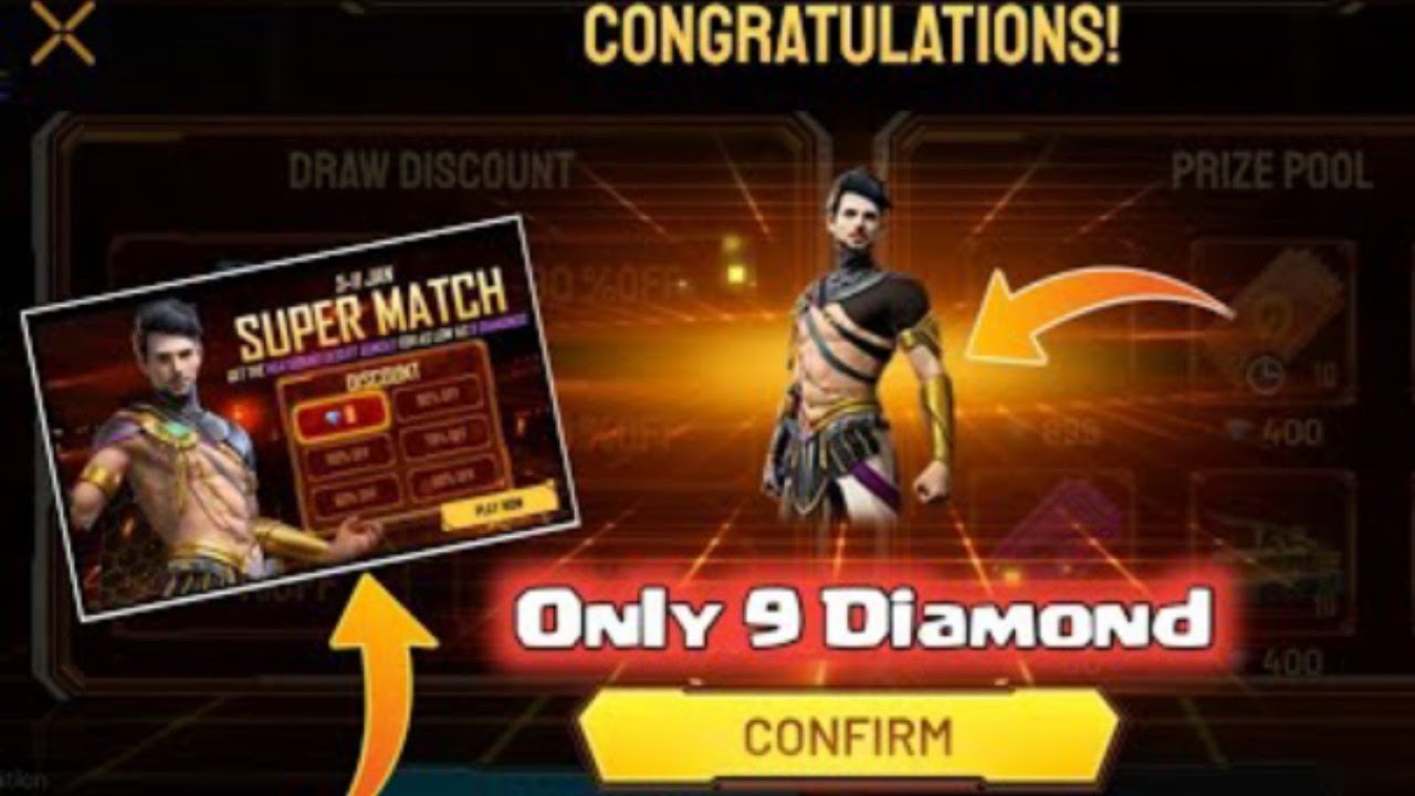 Super Match Event Free Fire | Super Match Event In 9💎 Trick | Free Fire New Event Super Match