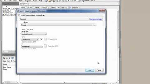 Create a stored process in one minute