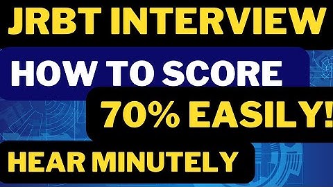 JRBT Interview 2022 | How to Score Maximum in JRBT Interview? @tripurajournal  | #jrbt #tpsc