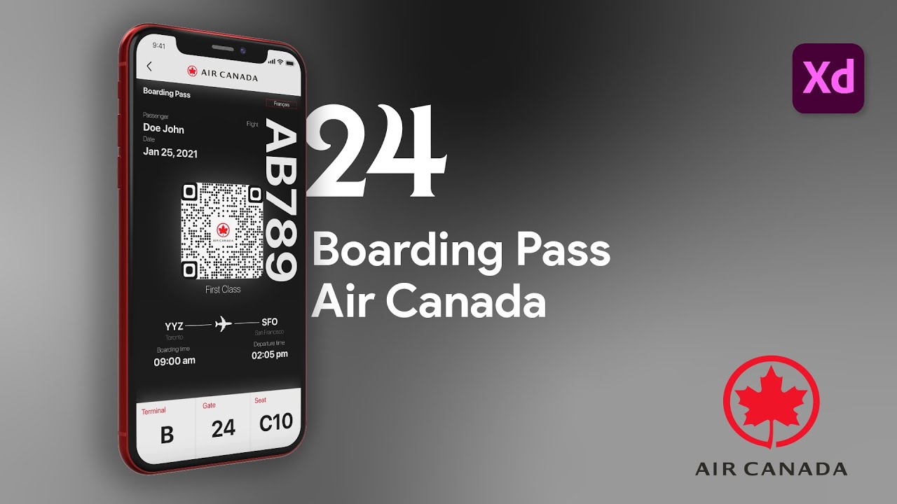 100UI EP 24 Boarding Pass Air Canada YouTube