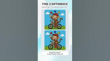 Find 3 Difference #brainteaser #findthedifference #puzzle #shorts #ytshorts #viralreels #trending