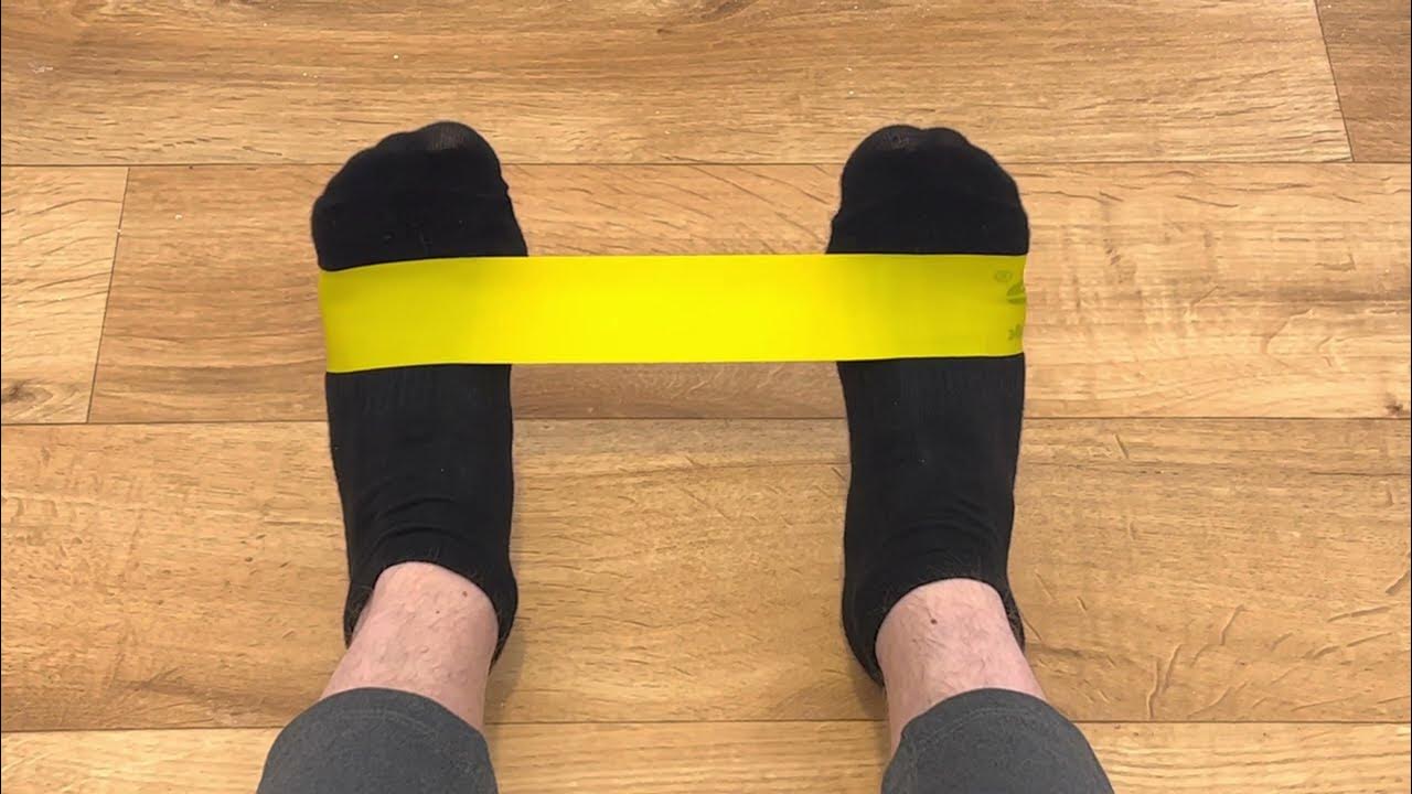 Mini band ankle eversion exercise YouTube