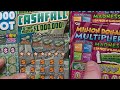 Instant cashfall madness on the pennsylvania lottery scratch offs  scratchcards 