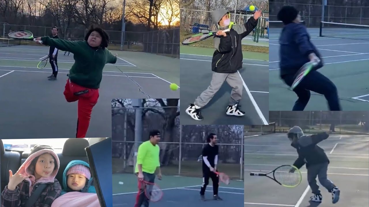 Play Tennis 🎾 Together For The Very First Time 😁Fun 4/17/22