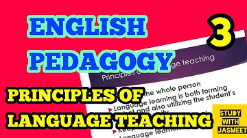 English Pedagogy || Topic 3. Principles of language teaching || CTET HTET DSSSB KVS & TEACHING EXAMS
