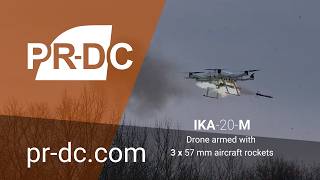 Ika-20-M Drone Armed With 3 X 57 Mm Aircraft Rockets - Evolving Capability - Rocket-Launching Drone