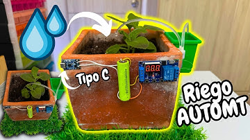 Cómo Hacer Un Sistema de Riego Automático Sin Saber Electrónica⚡️🪴