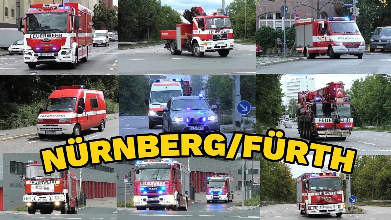 Gefahrgut & Höhenrettungs/Brand-Einsätze | Sonderfahrzeuge uvm aus Nürnberg & Fürth auf Einsatzfahrt