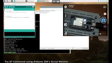 First power-up NodeMCU ESP-C3-32S-Kit (pre-loaded with AT Command firmware)