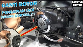 Ganti rotor baru pengapian jadi nggak normal, begini solusinya....