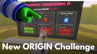 We got *NEW ORIGIN Challenge* in Immortality Incremental 