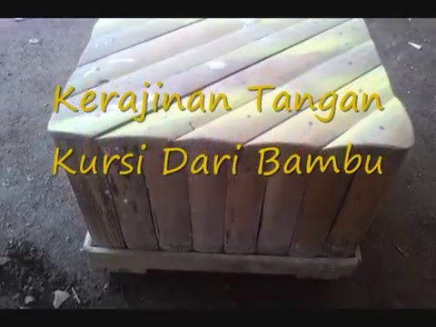  Kerajinan  Tangan Kursi  Bambu  YouTube