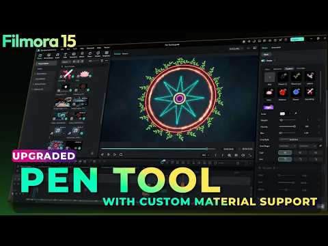 Filmora 15.4.10 Pen Tool Upgrade | Create Custom Graphics & Transitions