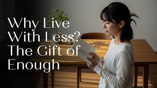 Why Live With Less? The Gift of Enough