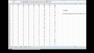 Correlation in Excel and Stata