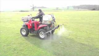 spraying with our quad bike .mov