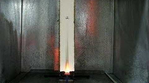 AS1530 BURN TESTS - 002.Polycore 1530 Test Treated