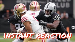 Instant Reaction to the 49ers’ 34-7 Preseason Loss to the Las Vegas Raiders