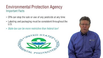 Online Pesticide Training - Federal Pesticide Laws