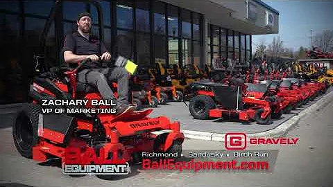 Gravely Zero-Turn Summer Sale at Ball Equipment