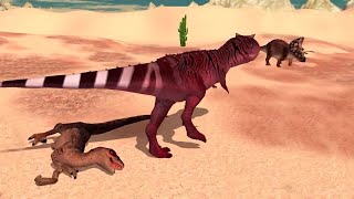 Dinosaur Simulator Games 2021 | Carnotaurus Simulator : Real Dinosaurs Survival 3‪D Gameplay #3 screenshot 5