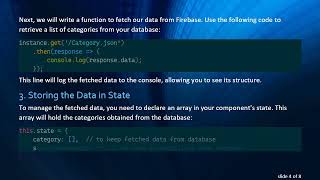 How to Get List of Keys from Firebase Database and Load into Dropdown in ReactJS
