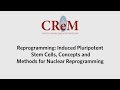 Reprogramming: Induced Pluripotent Stem Cells, Concepts, and Methods for Nuclear Reprogramming