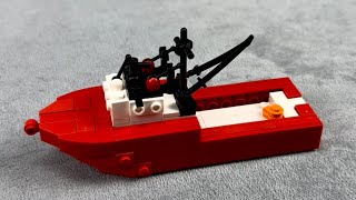 Building a Lego Fishing Boat