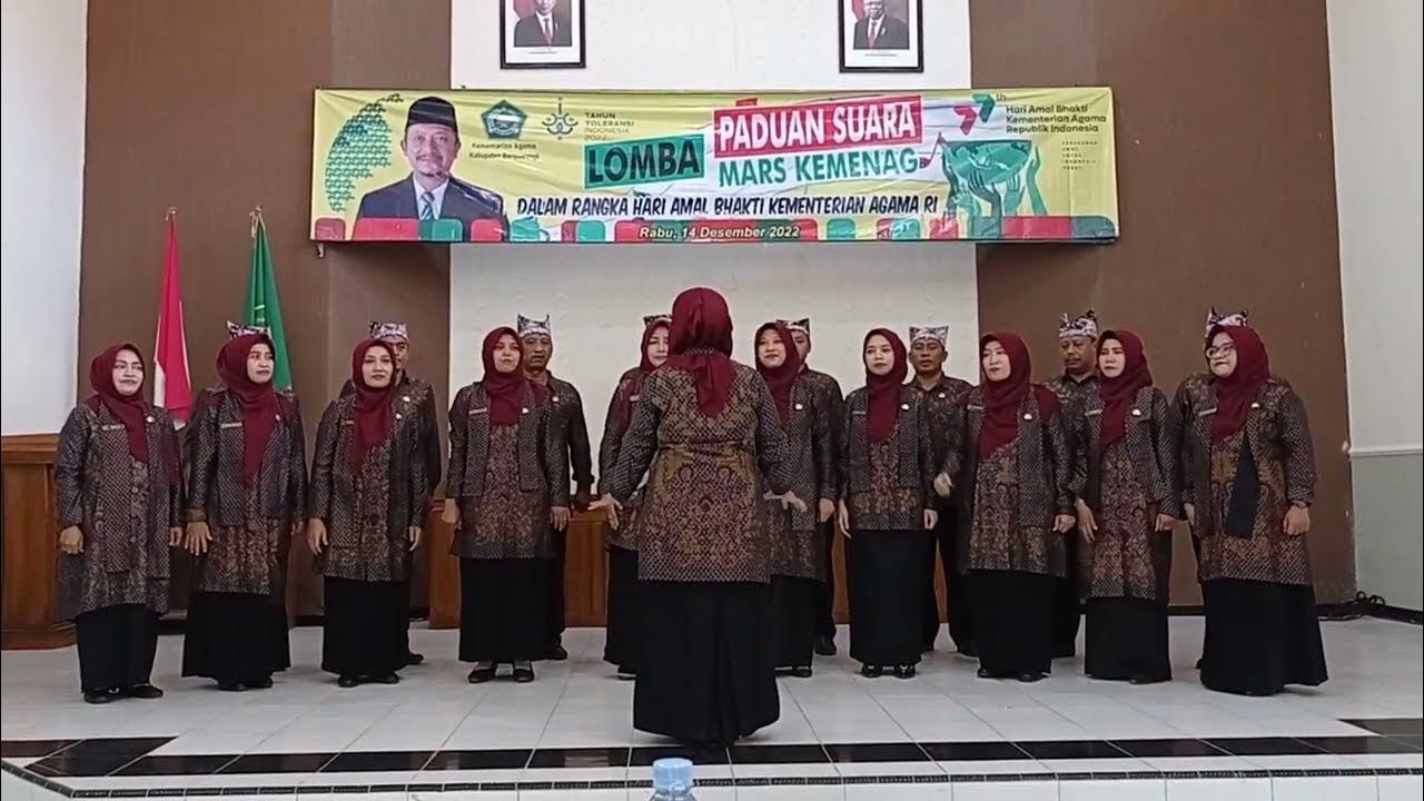 Juara 1 Dirigen Lomba Paduan Suara MTsN 12 Banyuwangi lagu Mars Kemenag Juara 1 Dirigen Lomba Paduan Suara MTsN 12 Banyuwangi lagu Mars Kemenag