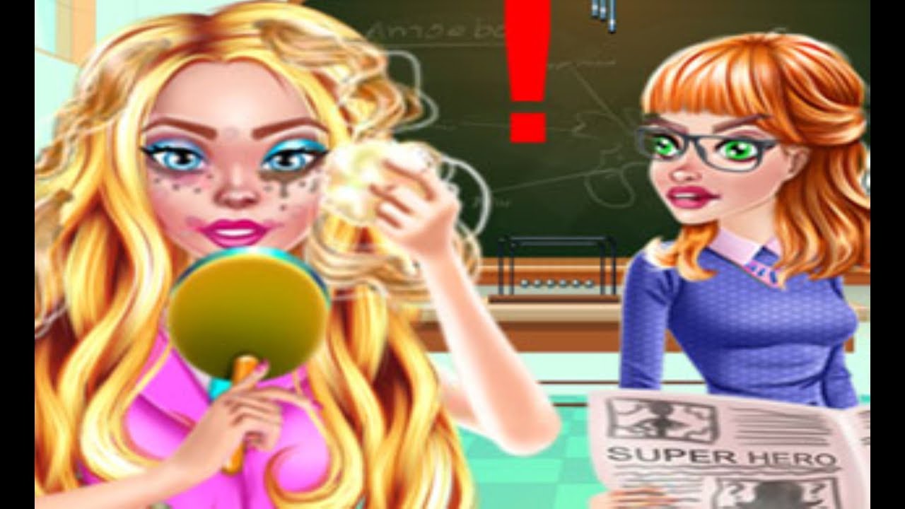 Slacking Princess Princess School Makeup Slacking - Best Kids Games - YouTube