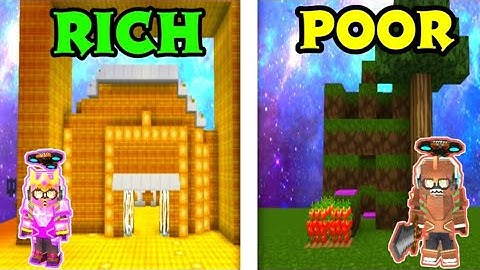 Noob helped poor to become rich in skyblock Blockman Go