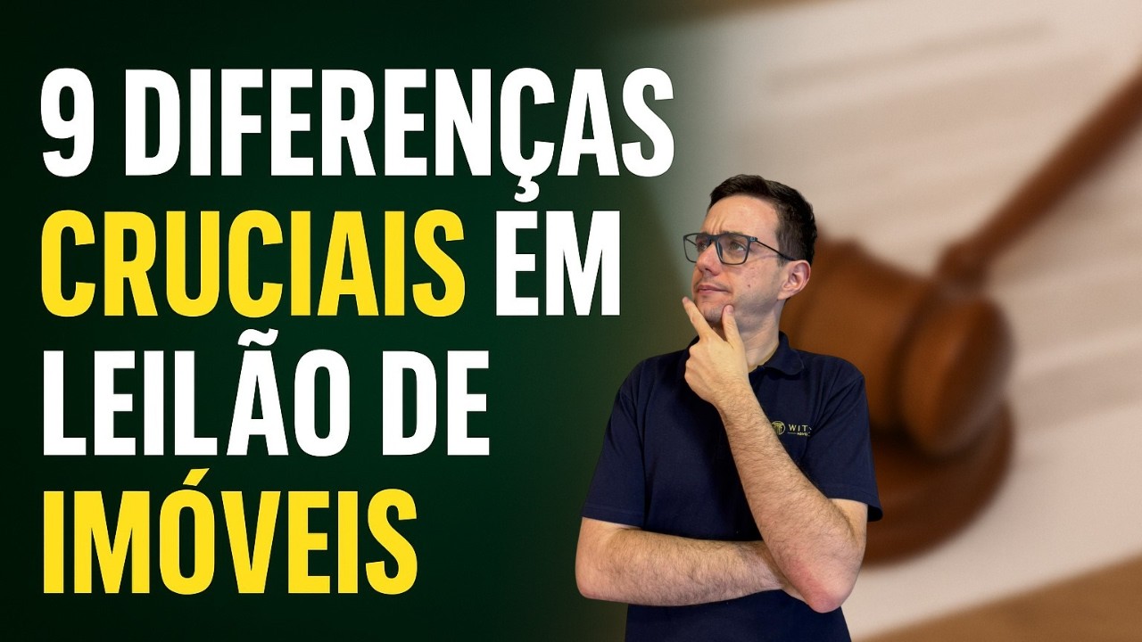 ATENÇÃO: 9 Diferenças em LEILÃO DE IMÓVEIS que NINGUÉM te CONTA! DESCUBRA AGORA