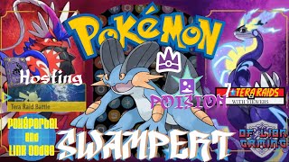 Swampert 7 Star Tera Raid|Pokémon Violet | PokéPortal And Link Code|With Viewers