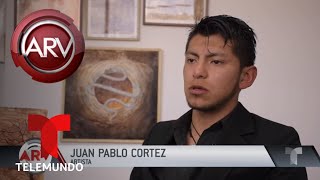 Artista pinta sus obras con sangre de animales | Al Rojo Vivo | Telemundo