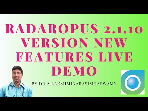 radaropus 2.1.10 version new features live demo by dr.Narasimhaswamy