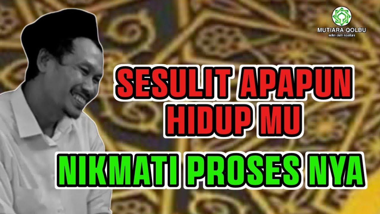 GUS BAHA || SESULIT APAPUN HIDUP MU NIKMATI PEROSES NYA || 30 AFRIL 24