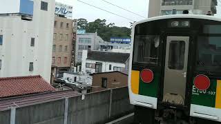 キハE130‐107郡山入場配給(KY入場) 西船橋9番線発車