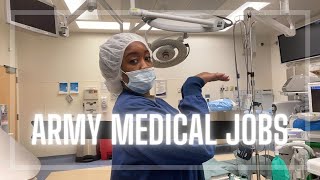 ARMY MEDICAL JOBS |Day in the life of an  ARMY HEALTHCARE WORKER