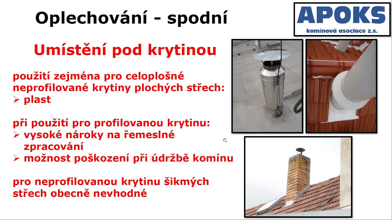 Jak Oplechovat kulaty komín?