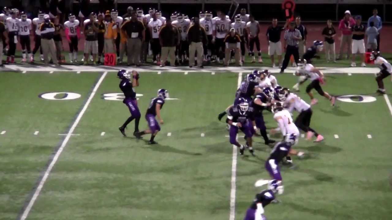 Aaryn Dorsett Carlsbad Vs El Camino High School Football 2012 YouTube